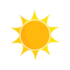 Sun icon illustration