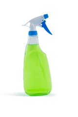 Close-up of spray bottle