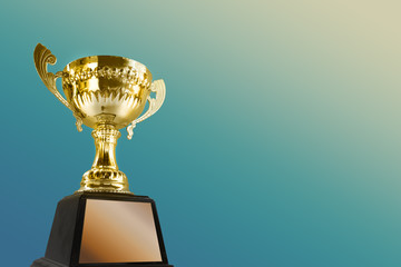 trophy for champion..