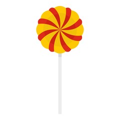 Candy stick icon isolated