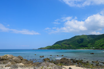 Fototapeta na wymiar 鹿児島　屋久島の海岸