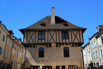 Maison à colombage à Saint-Céré.(Lot)