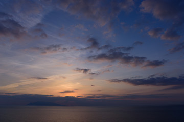 鹿児島　屋久島の夕景