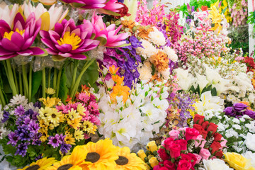 Fototapeta premium Decoration artificial flower/Faked flowers