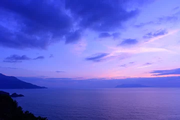 Raamstickers 鹿児島　屋久島の夕景 © Scirocco340