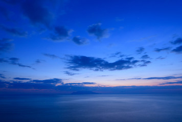 鹿児島　屋久島の夕景
