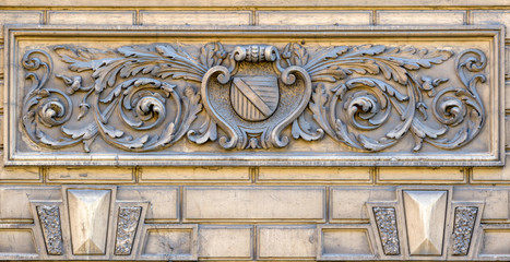 Bas-relief wall decoration