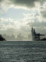 Fototapeta na wymiar Miami Hafen