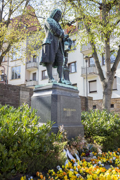 Johann Sebastian Bach Statue Eisenach Germany