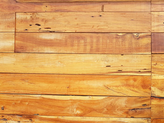 Fototapeta premium brown wood background texture with horizontal lines.