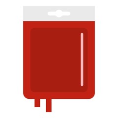 Blood transfusion icon isolated