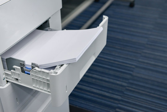 Reload the paper to printer tray