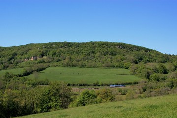 Naklejka premium Paysage à Curemonte (Corrèze)