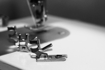 Woman's hobby, Sewing machine, thread, cloth