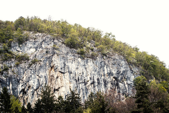 Kletterwand (weißer Hintergrund)