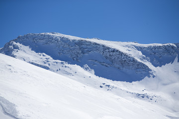 Fototapeta na wymiar Mountain snow
