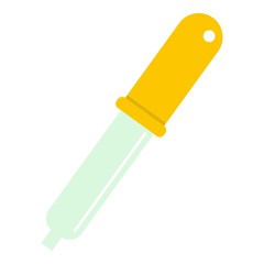 Color picker pipette icon isolated