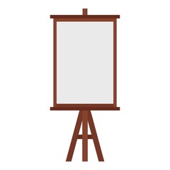 Easel icon isolated