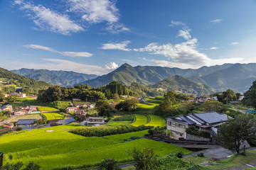 Agriculture village in Takachiho, Miyazaki, Kyushu.