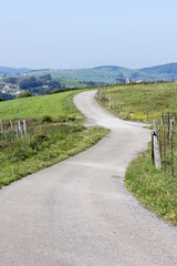 By the cape of quejo in the province of Cantabria