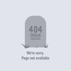 Error 404 page not found.