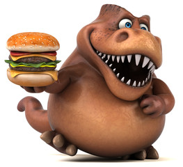 Fun Trex - 3D Illustration
