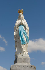 Fototapeta premium Statue of the virgin mary, Lourdes