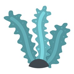 Aquatic plant icon isolated