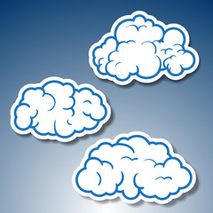  Paper Cut Out Clouds 