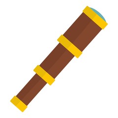 Spyglass icon isolated