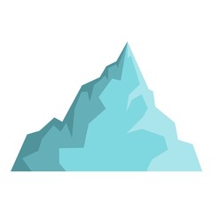 Iceberg icon isolated