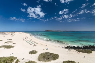Afwasbaar fotobehang Corralejo Coastline in Fuerteventura, Spain © IndustryAndTravel