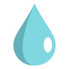Drop icon isolated