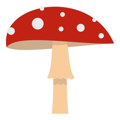 Amanita icon isolated