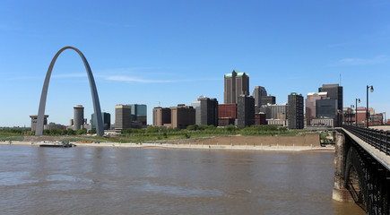 St. Louis Skyline - obrazy, fototapety, plakaty