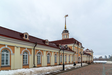 Kazan, Russia. The main building of Cannon Court in the Kremlin