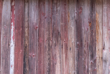 Obraz premium Old weathered wall made of planks.