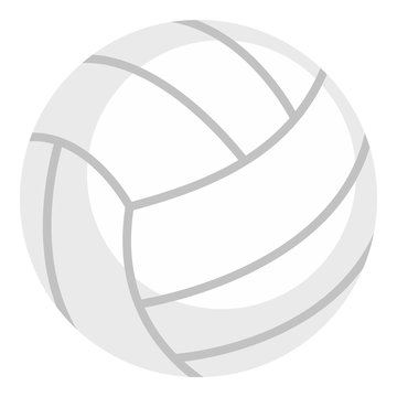Ball for playing volleyball icon isolated