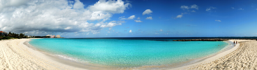 Fototapeta na wymiar Paradise Island Beach Panorama