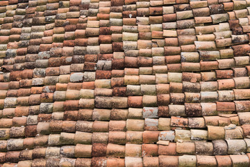 Old roof shingles