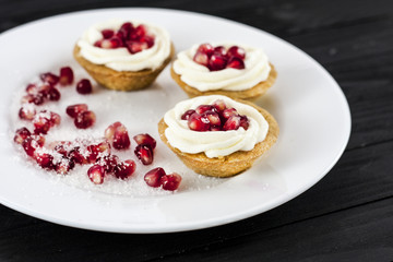 Mini Pomegranate Tarts