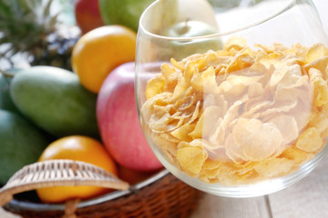 Corn flakes food for health