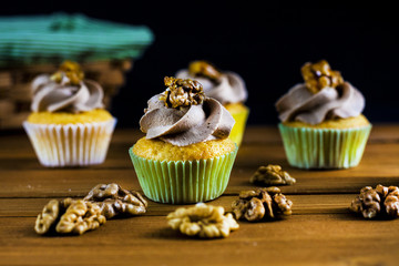 Walnut Cupcakes
