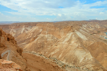 Fototapeta premium View from Masada fortress, Israel