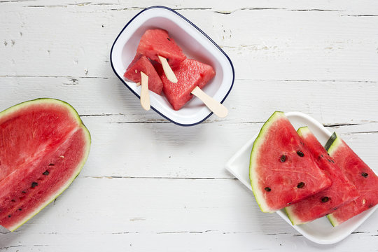 Watermelon yummy fresh summer fruit sweet dessert