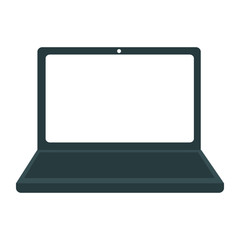 laptop computer icon image vector illustration design 