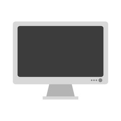 desk computer icon image vector illustration design 