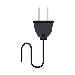 isolated plug with cord icon image vector illustration design 