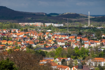 Teufelsmauer-Stieg Blick auf Blankenburg