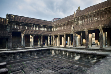 Fototapeta premium Angkor Wat central tower, Siem Reap, Cambodia